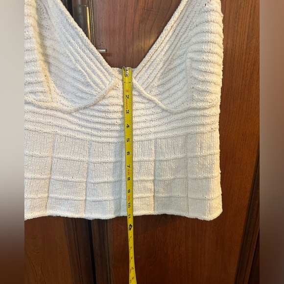 Vogue Knitting Handmade Sweater Tank Crop Top - OS - Picture 3 of 4